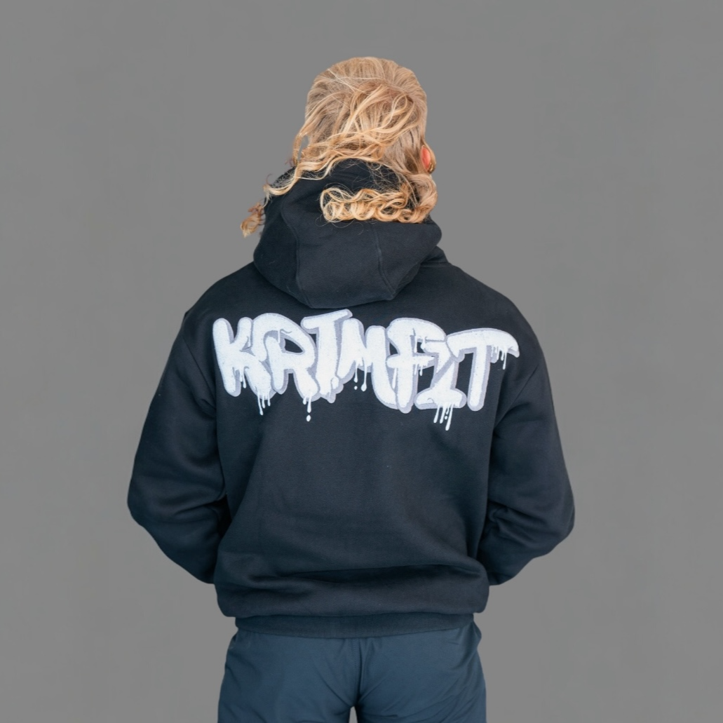 Graffiti Hoodie Black/White