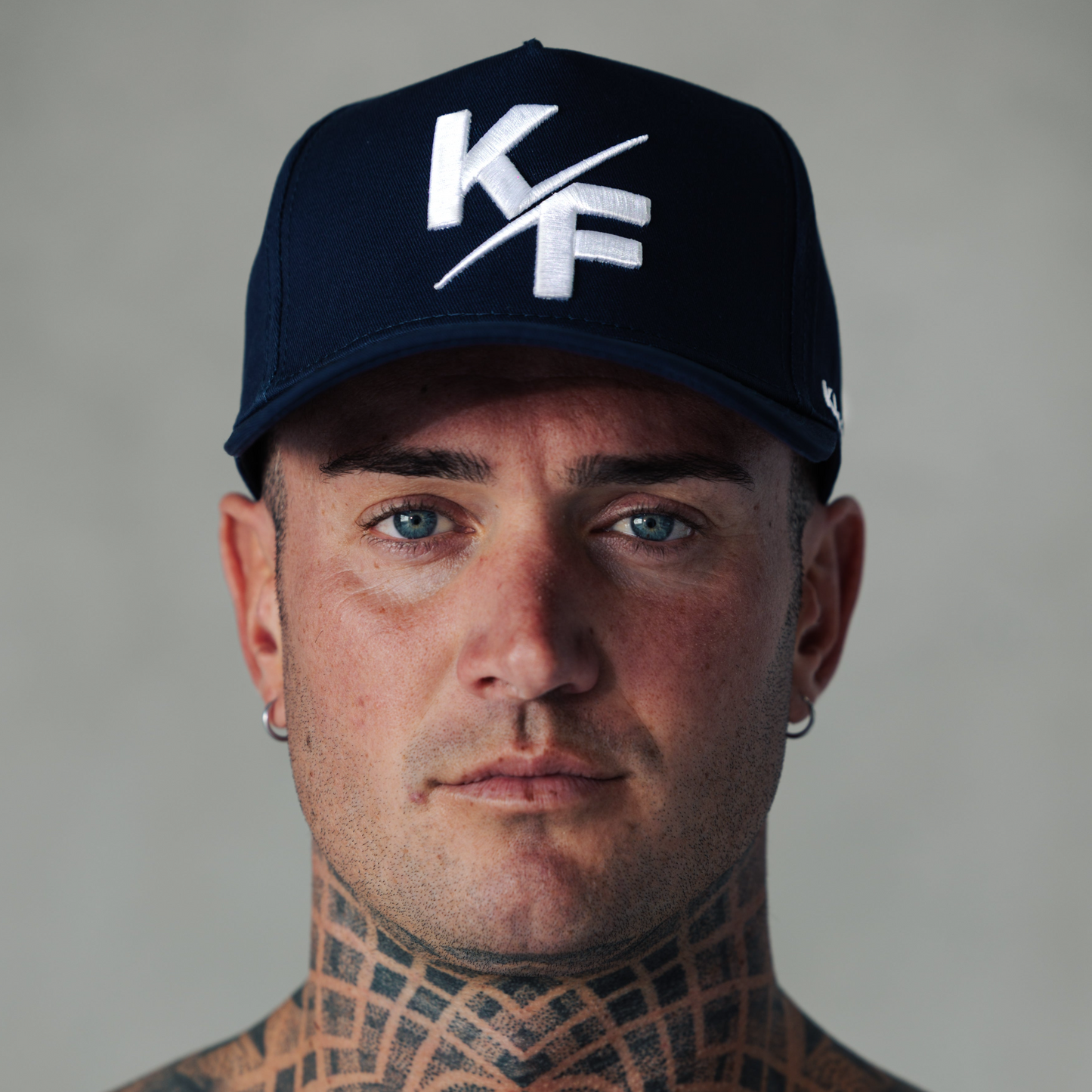 KF Hat Navy Blue/White