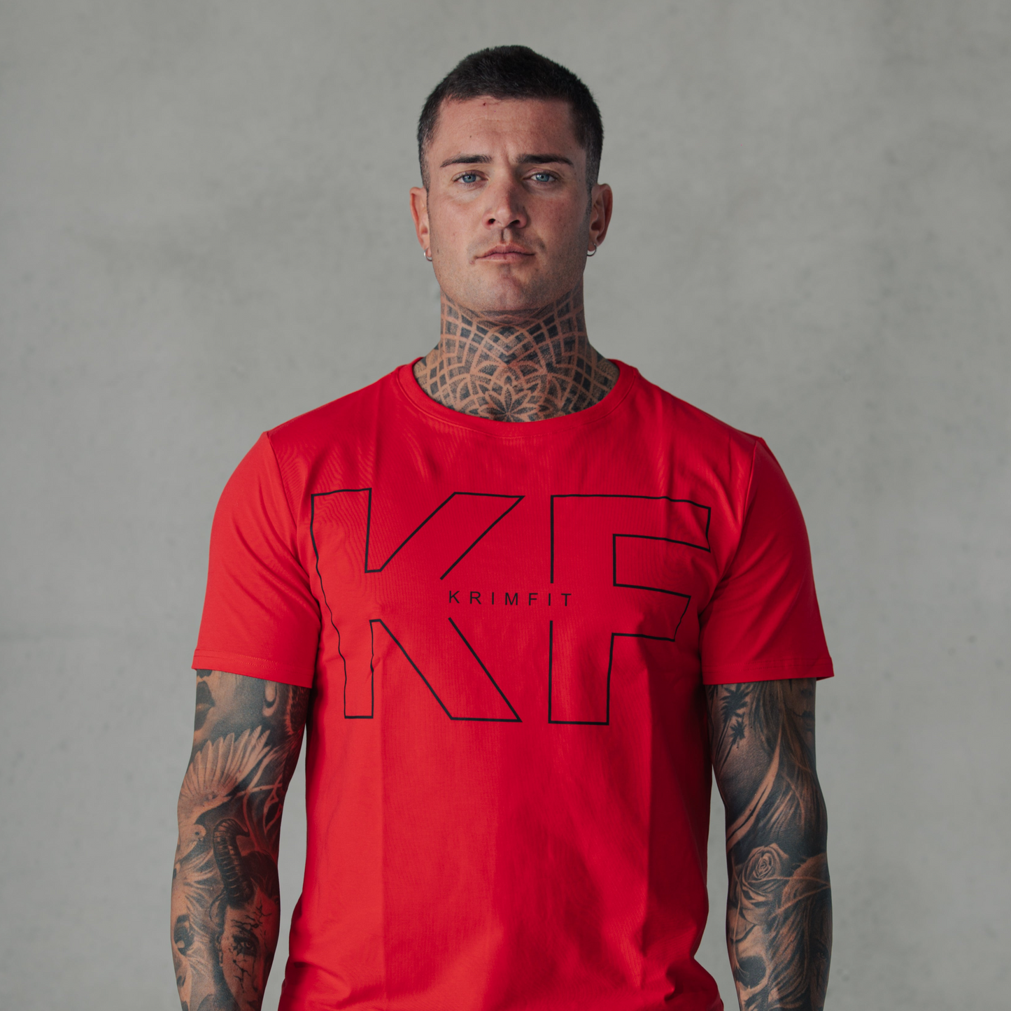 KF Muscle Shirt Red/Black