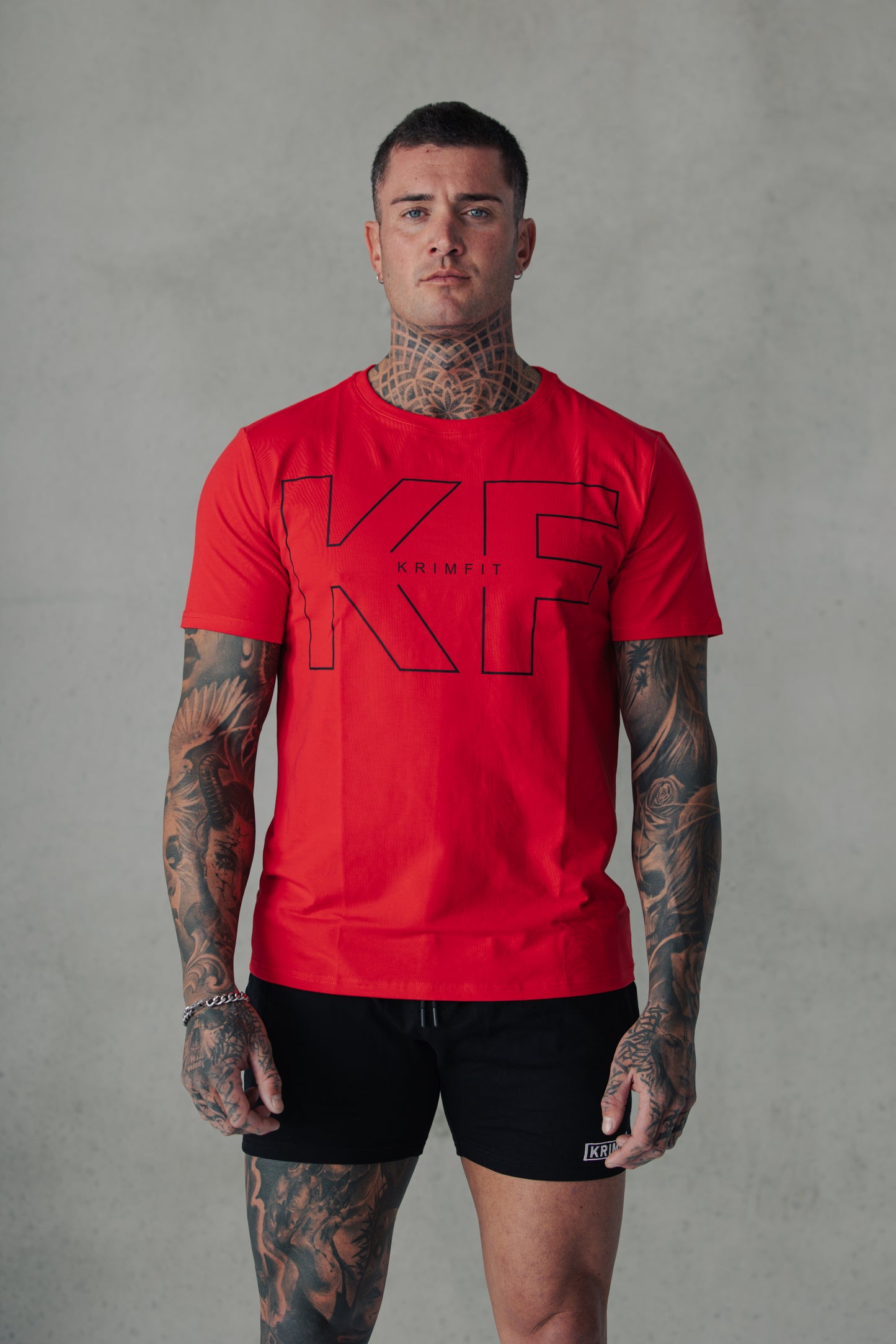 KF Muscle Shirt Red/Black