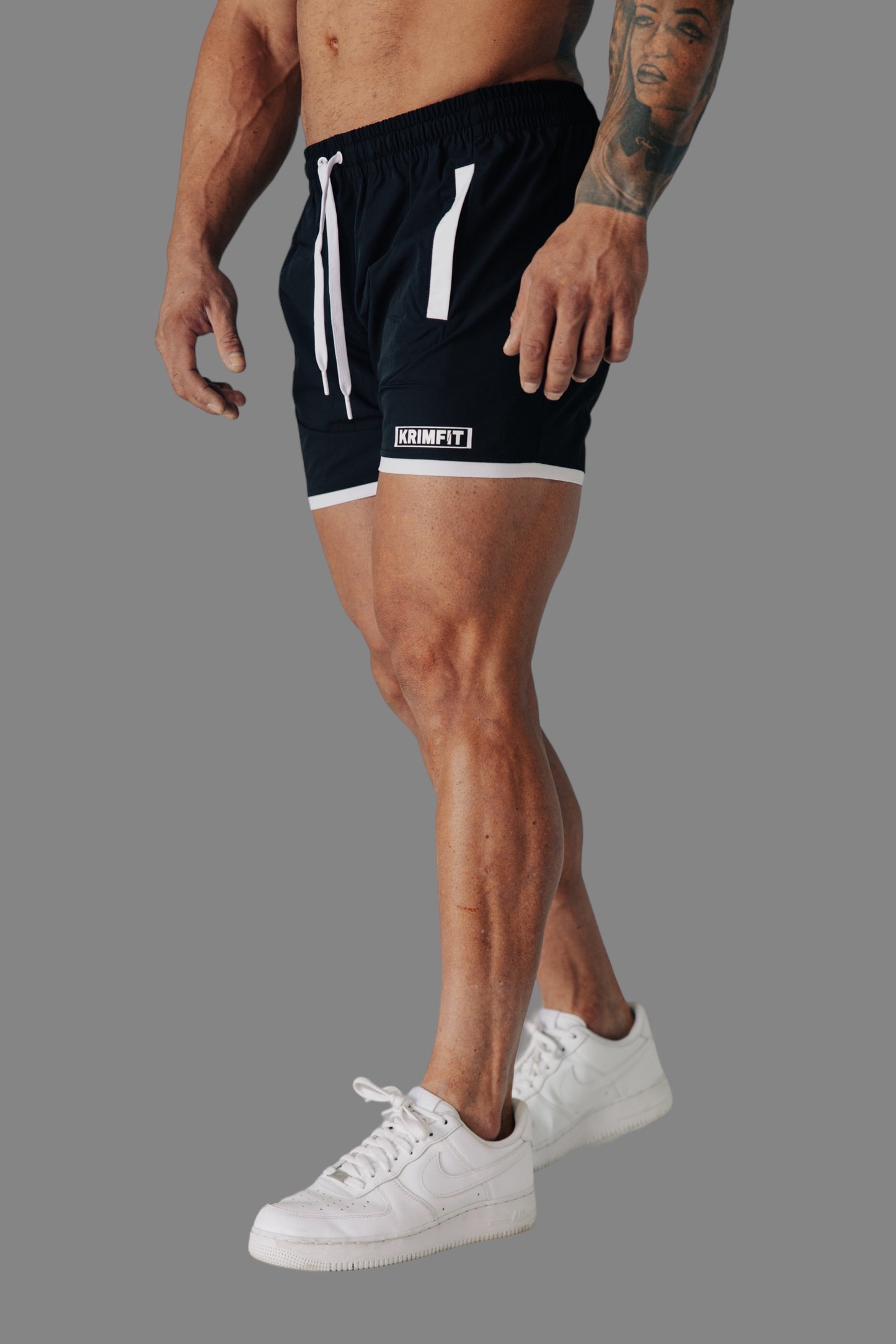 khaos Shorts Black/White